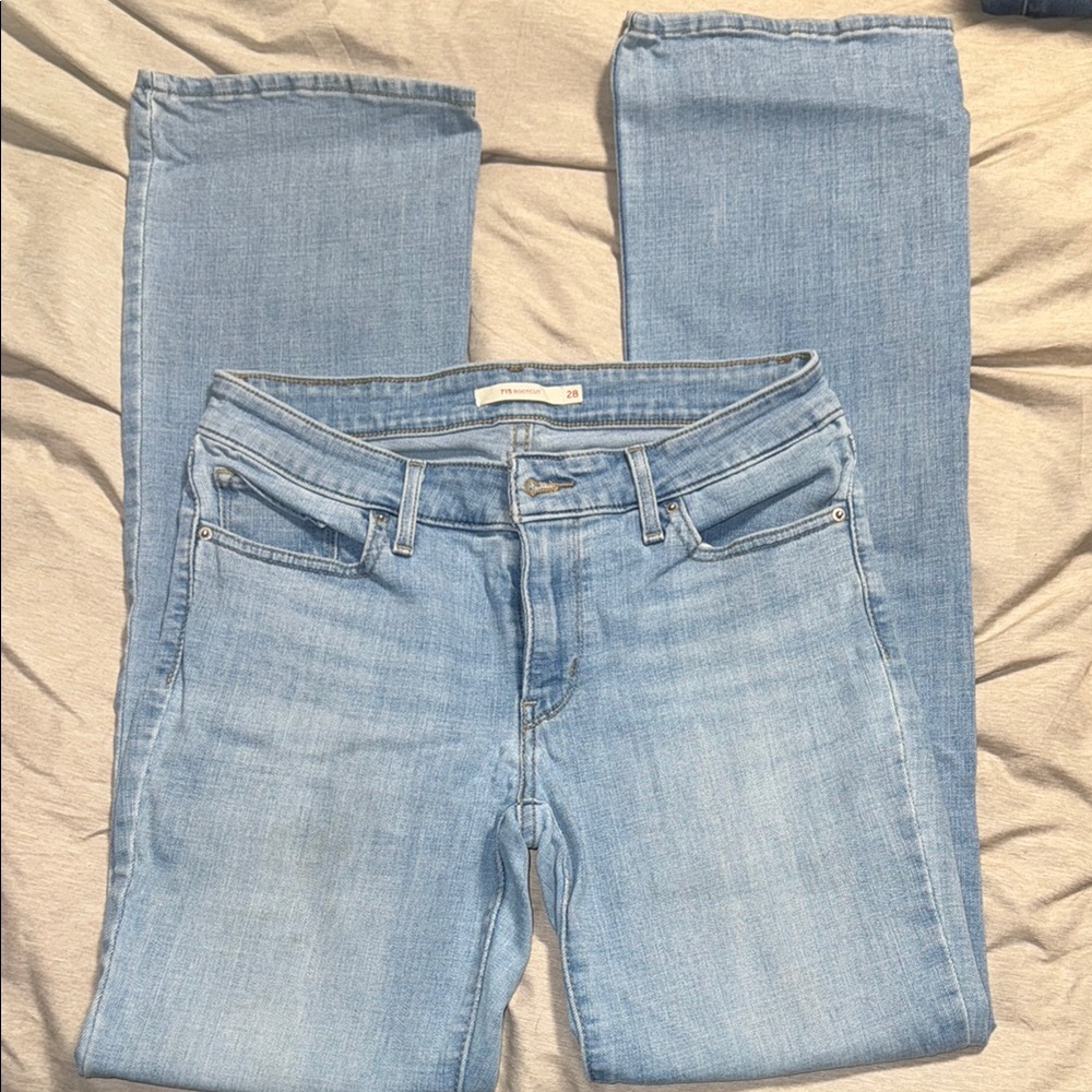 Levi's Blue Boot Cut Jeans Classic Style